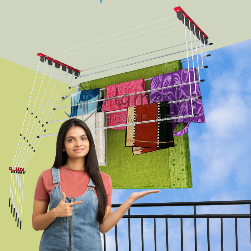 Hamesha Balcony Roof Hangers Best Quality Ceiling Cloth Hanger also knows as a Pulley Cloth Drying Roof Hangers Immediate Delivery and Installation in Chennai and surrounding Areas